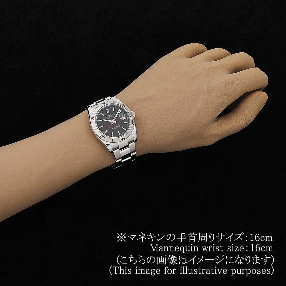 ロレックス ターノグラフ 116264 ブラック 5列 ジュビリーブレス Z番