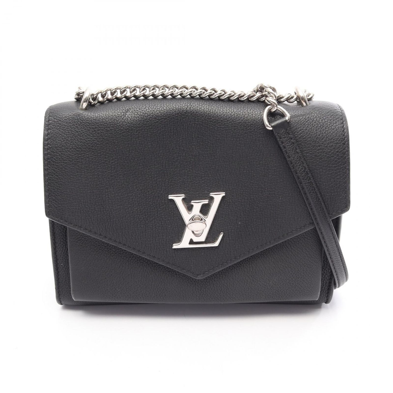ルイ・ヴィトン LOUIS VUITTON ショルダーバッグ マイロックミーチェーン ノワール M51418 ノワール レザー マイロックミーBB レディース Used A