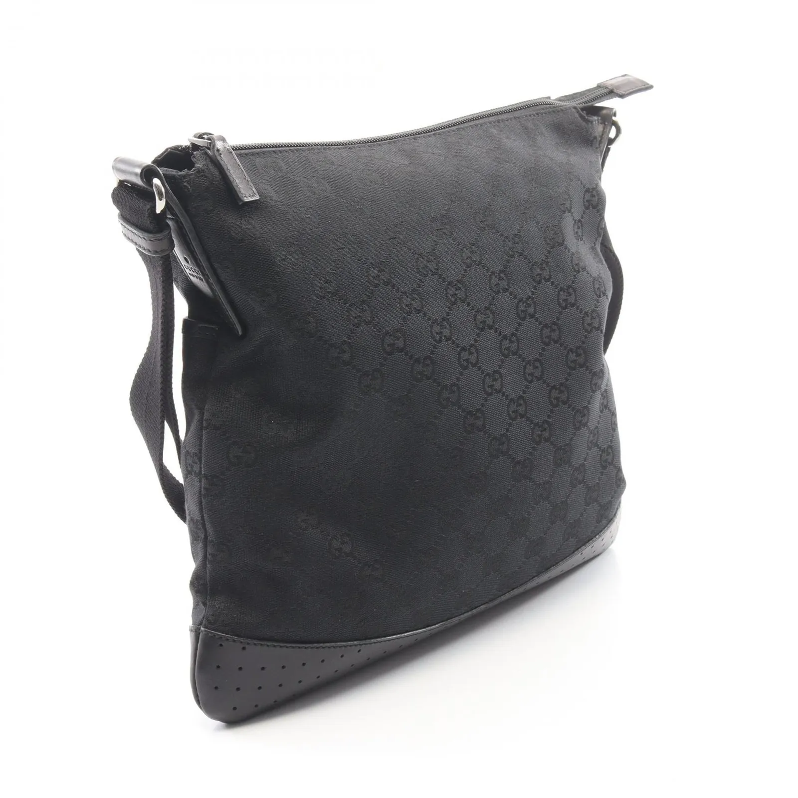 グッチ GUCCI ショルダーバッグ GGキャンバス 145857 ブラック