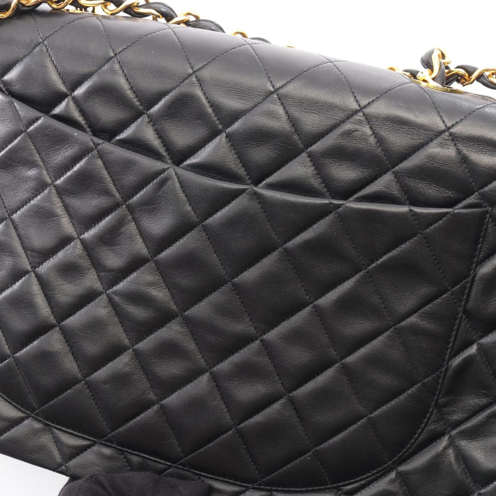 シャネル CHANEL ショルダーバッグ デカマトラッセ34 A01094 ブラック