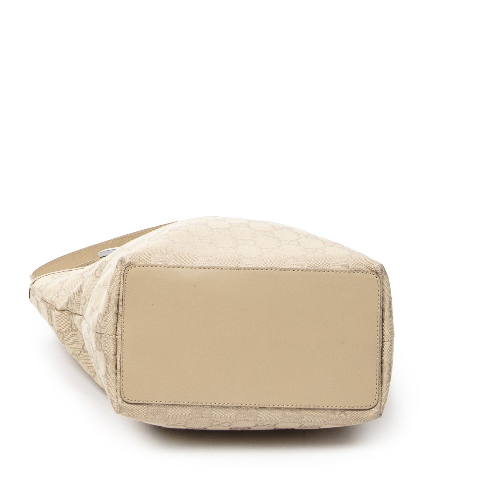 中古] GUCCI グッチバケツ型トートバッグベージュGGキャンバスA - メルカリ