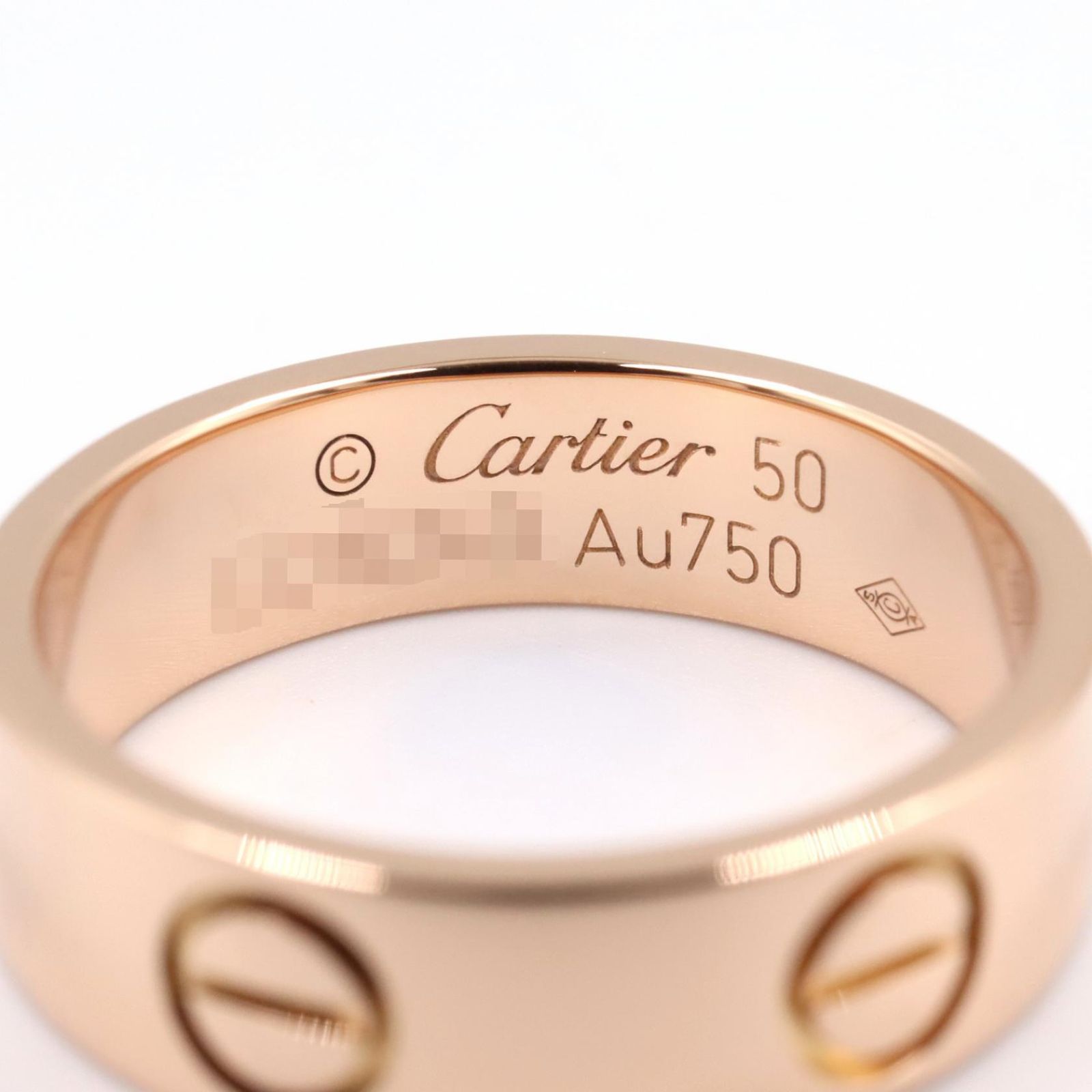 カルティエ CARTIER リング・指輪 ラブリング B4084800 K18PG（ピンク