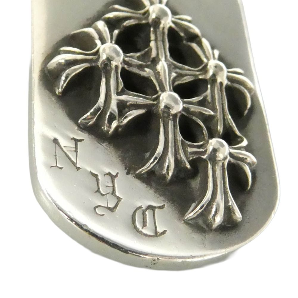 CHROME HEARTS クロムハーツ（原本無） NYC RAISED CEM CRS DOG TAG NYC限定 レイズド セメタリークロス ドッグタグ ペンダント トップ シルバー系【中古】 CHROME HEARTS クロムハーツ（原本無） NYC RAISED CEM CRS DOG TAG