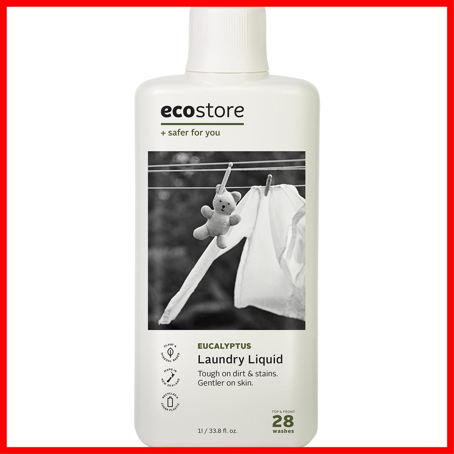 【特価セール】ecostore(エコストア) ランドリーリキッド 1L 洗濯洗剤 洗剤 液体 植物由来 肌にやさしい