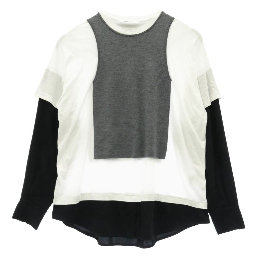ENFOLD エンフォルド LAYERED PULLOVER レイヤード プルオーバー