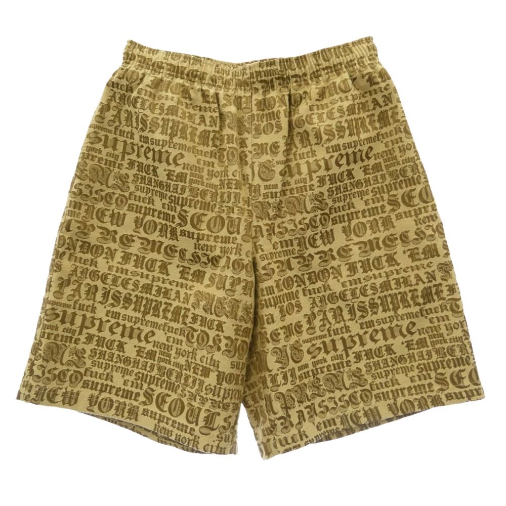 Supreme シュプリーム 25SS Cities Jacquard Short Tan シティーズ