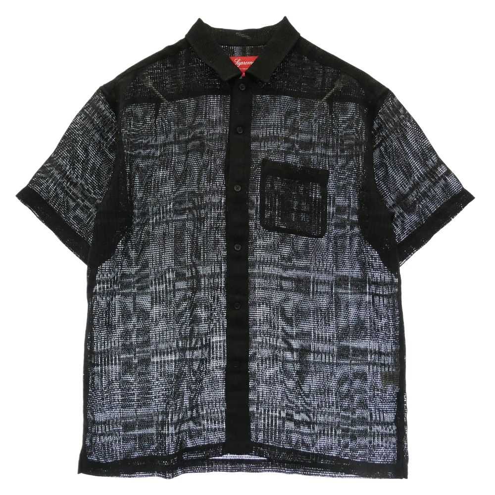 Supreme シュプリーム 23SS Mesh Stripe S/S Shirt メッシュ