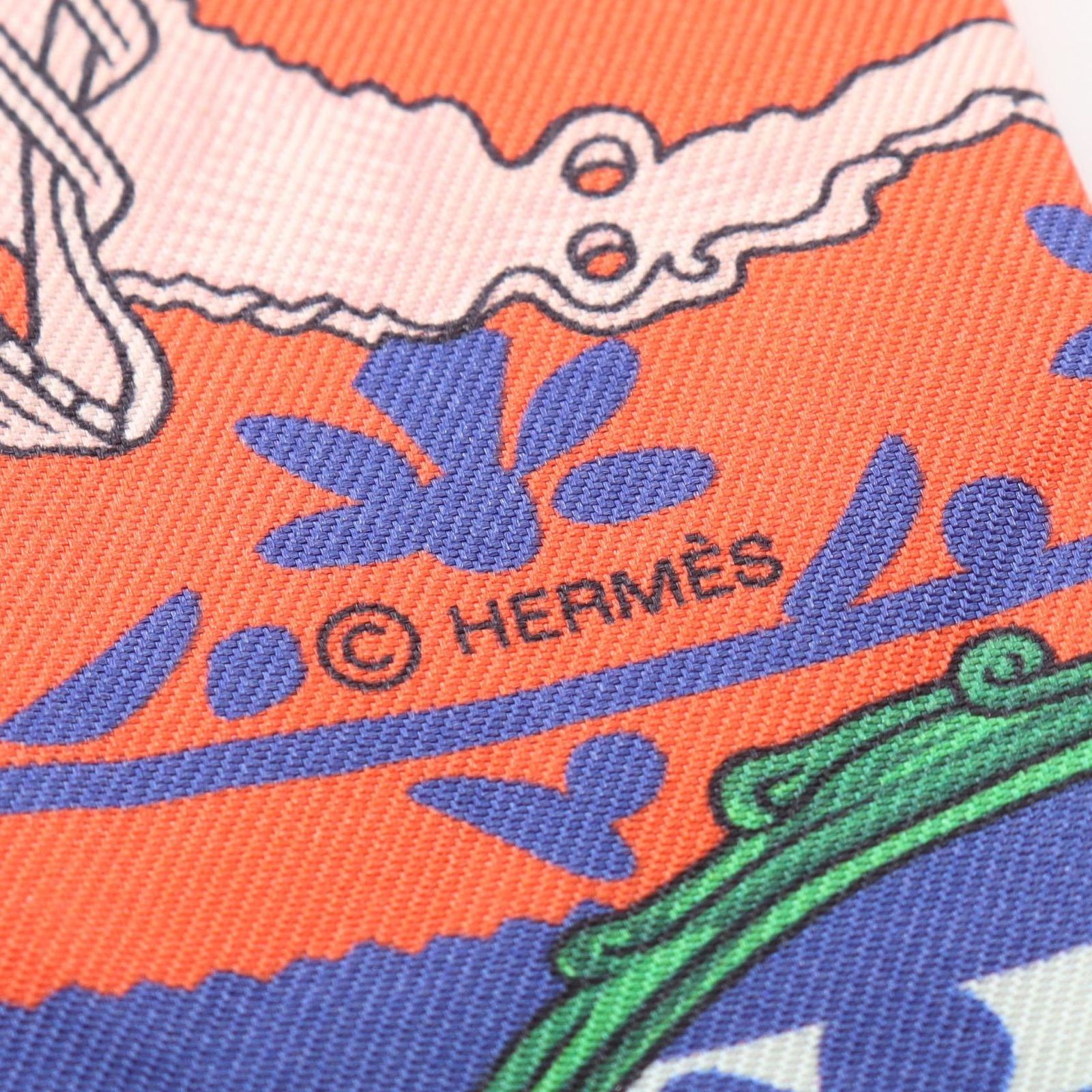 エルメス HERMES スカーフ ツイリー ETRIERS REMIX シルク ツイリー