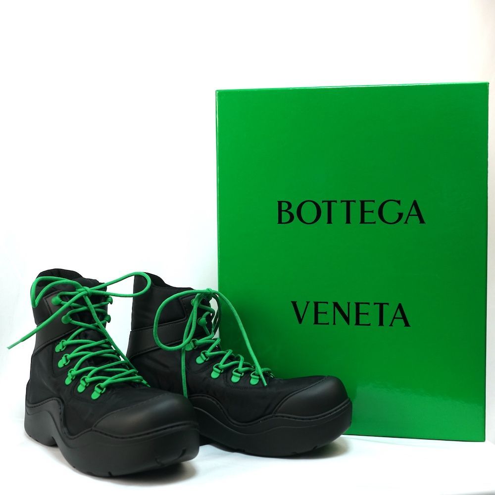 BOTTEGA VENETA ボッテガヴェネタ PUDDLE ANKLE BOOT BOMBER レース