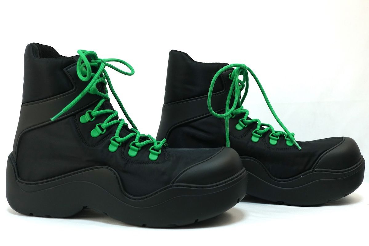 BOTTEGA VENETA ボッテガヴェネタ PUDDLE ANKLE BOOT BOMBER レース