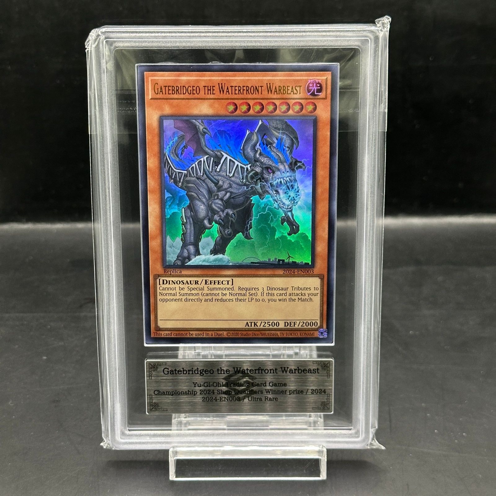【最安値】ショップ予選優勝賞品 臨界竜ゲートブリジオ ウルトラARS10 ARS10】臨界竜ゲートブリジオ ｛英語版｝[ウルトラ] {2024-EN003} 1枚