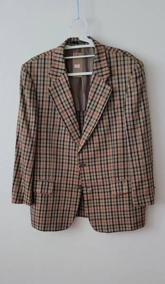 ブレーザー DAKS ダックス ジャケット チェック カシミア ウール 
