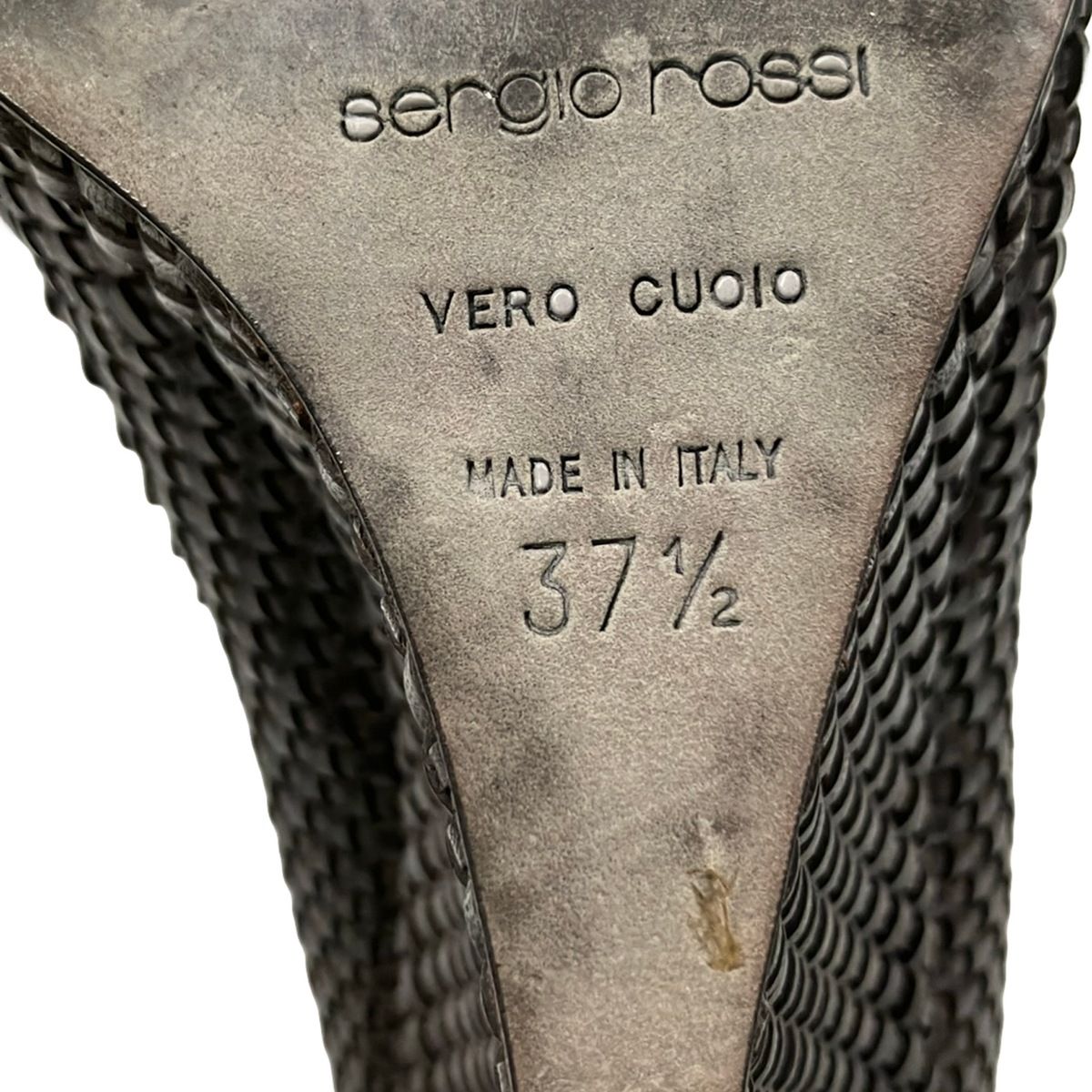 sergio rossi(セルジオロッシ) パンプス 37 1/2 レディース - ダーク