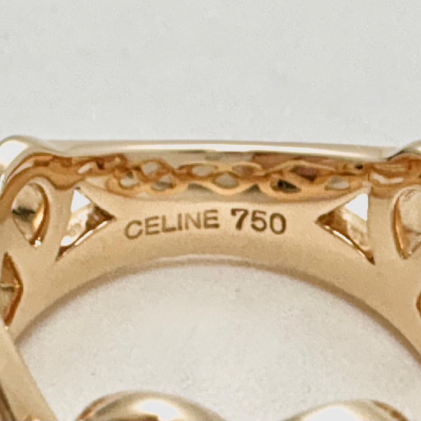 CELINE セリーヌ ジュエリー ハートR/PG/D/8.2g/#12.5 リング・指輪