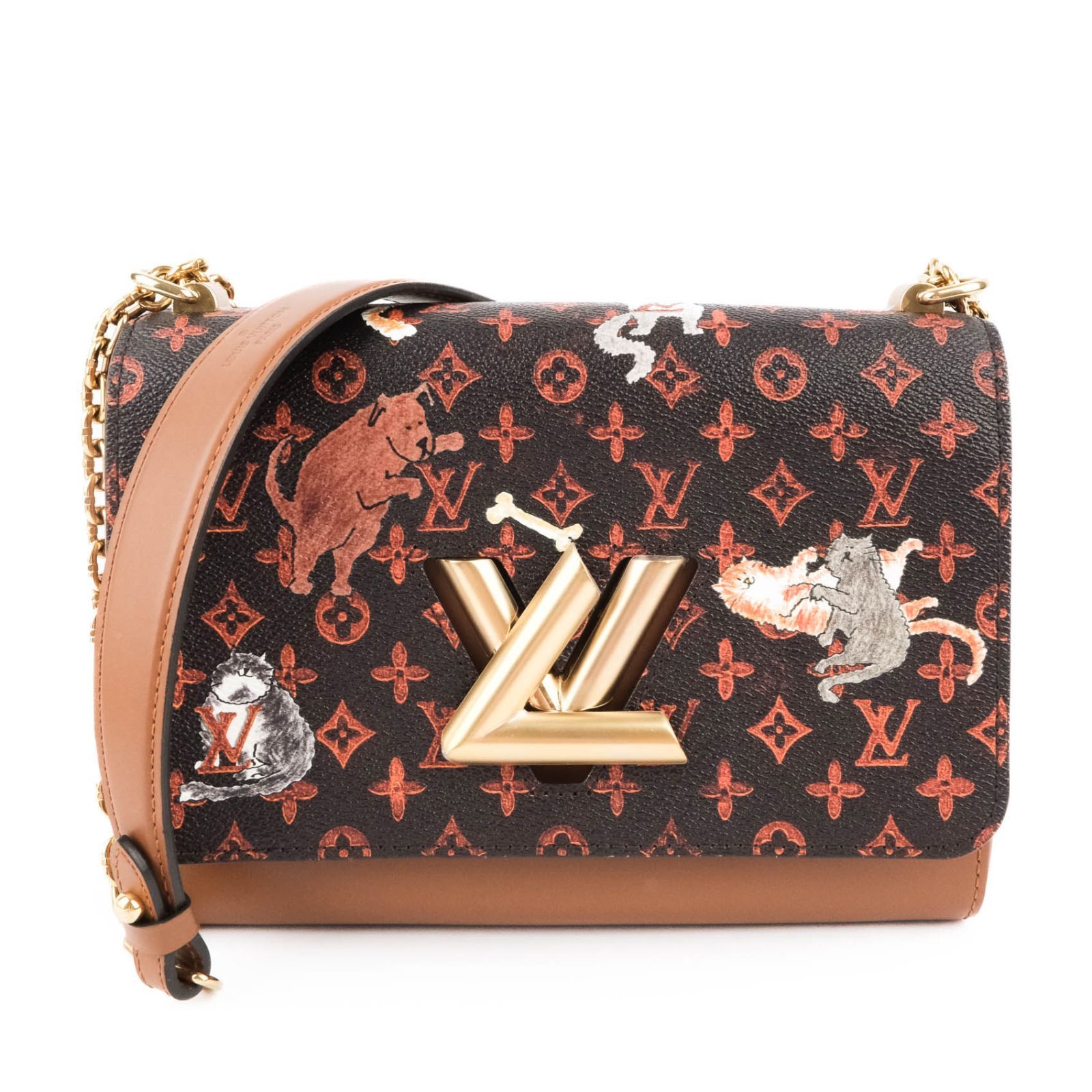 美品】ルイヴィトン LOUIS VUITTON キャットグラム ツイスト MM M44408