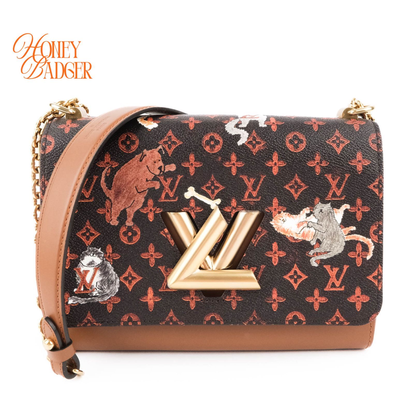 美品】ルイヴィトン LOUIS VUITTON キャットグラム ツイスト MM M44408