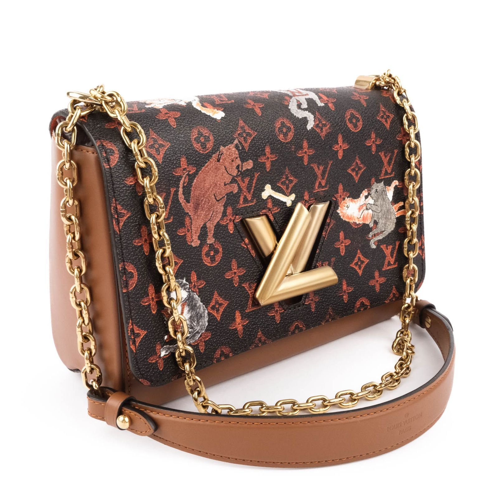 美品】ルイヴィトン LOUIS VUITTON キャットグラム ツイスト MM M44408 