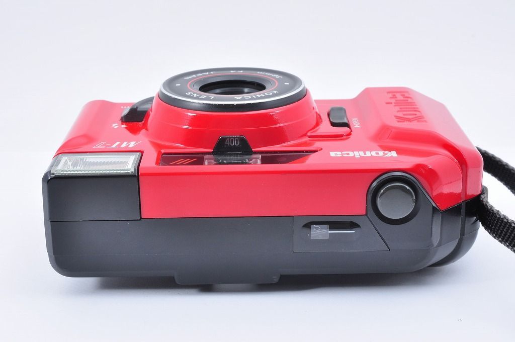 Konica RECORDER レッド コンパクトフィルムカメラ 2ヶ月保証付き】Konica MT-7 Red 35mm Point & Shoot Film Camera