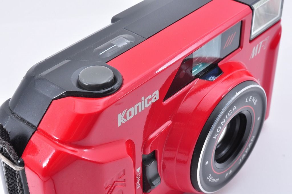 2ヶ月保証付き】Konica MT-7 Red 35mm Point & Shoot Film Camera