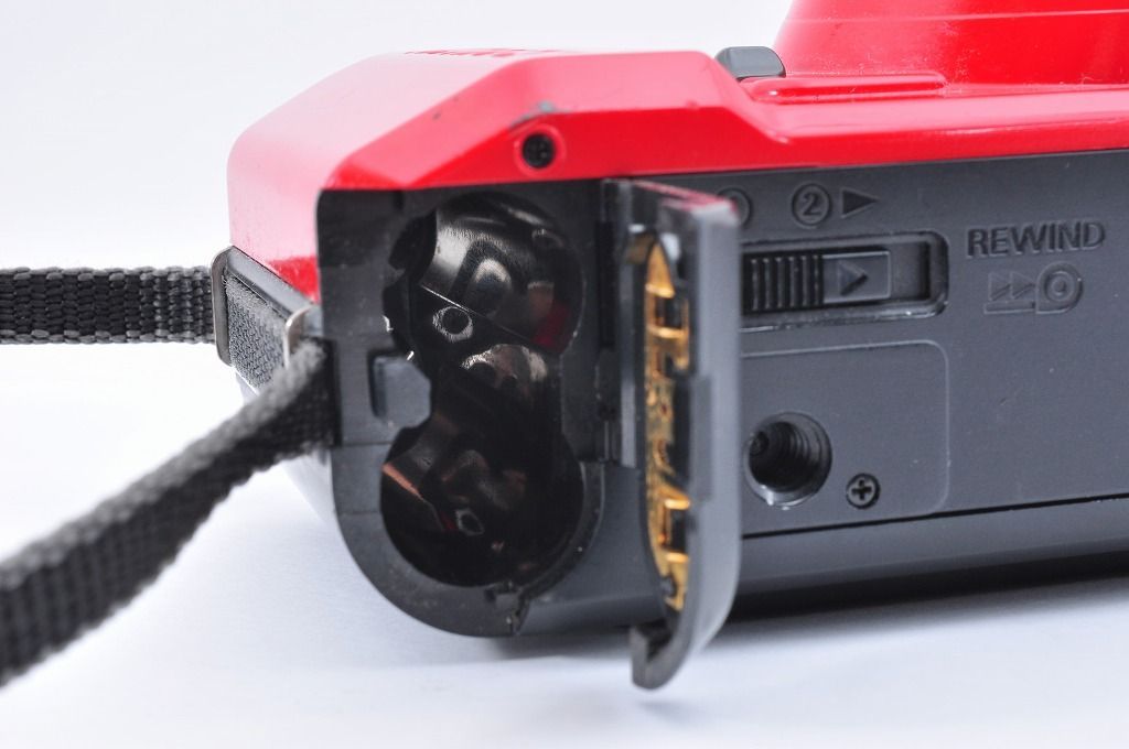 2ヶ月保証付き】Konica MT-7 Red 35mm Point & Shoot Film Camera