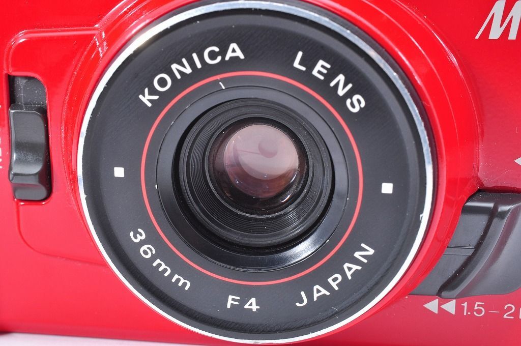 2ヶ月保証付き】Konica MT-7 Red 35mm Point & Shoot Film Camera
