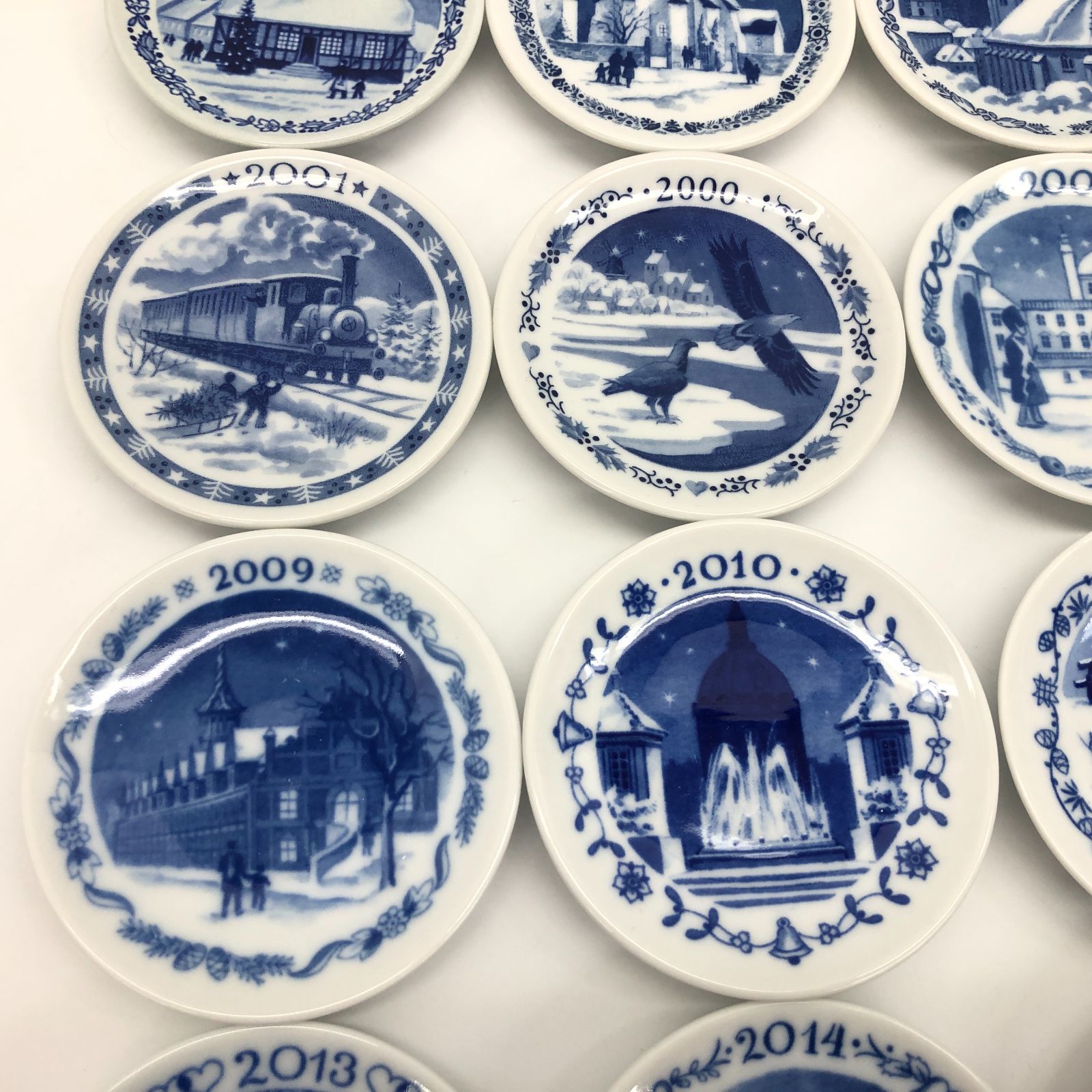 コペンハーゲン　ミニ　イヤープレート　26枚　2000-2023 まとめ売り 美品多め】 Royal Copenhagen ロイヤル コペンハーゲン ミニ イヤー