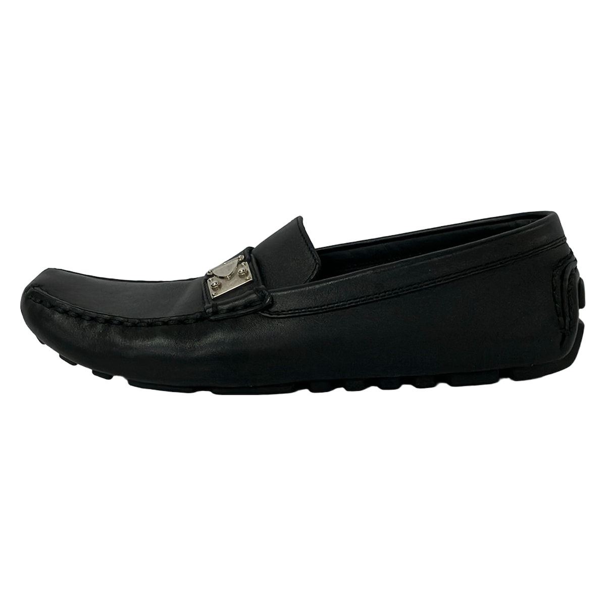 LOUIS VUITTON(ルイヴィトン) ドライビングシューズ 38 1/2 メンズ 黒