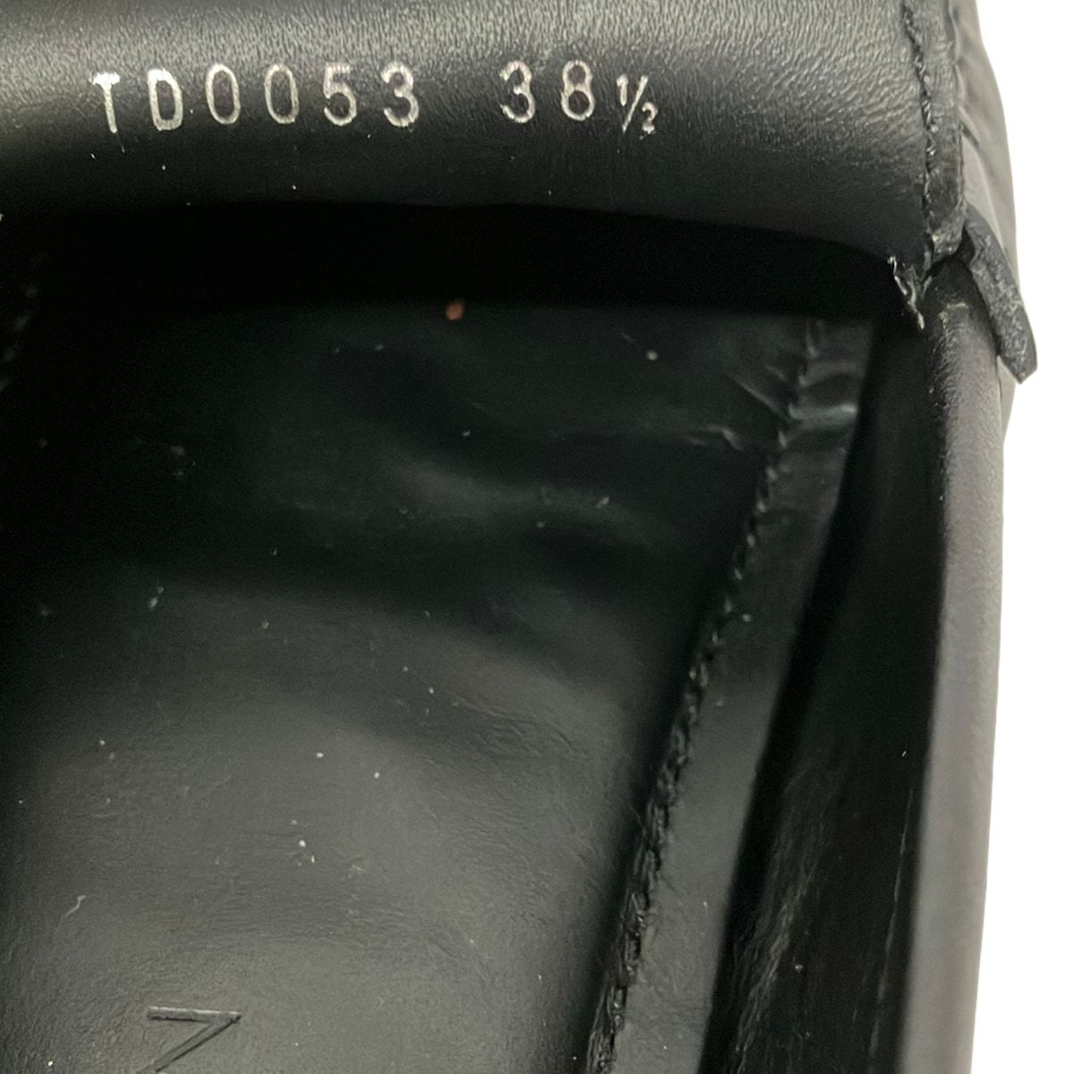 LOUIS VUITTON(ルイヴィトン) ドライビングシューズ 38 1/2 メンズ 黒