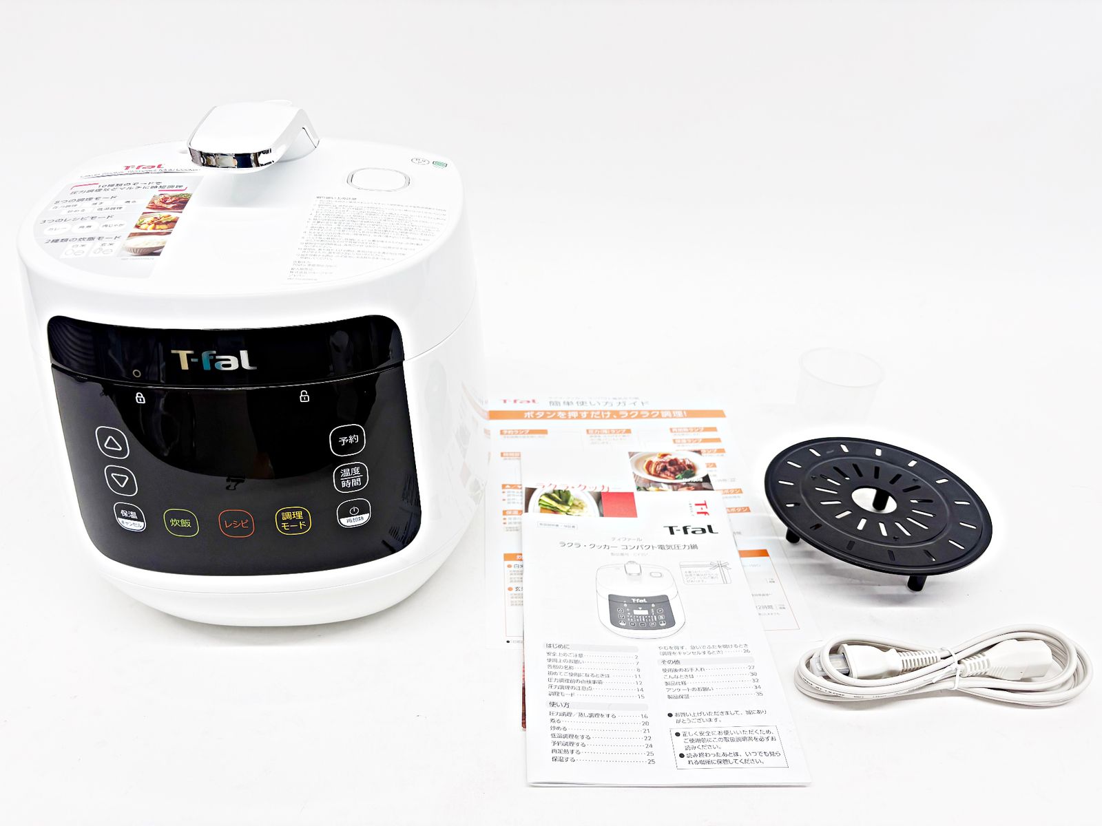 未使用品 ティファール ラクラ・クッカー コンパクト 電気圧力鍋 CY3501JP T-fal 調理 蒸す 煮る 低温調理 T-fal R2607-011