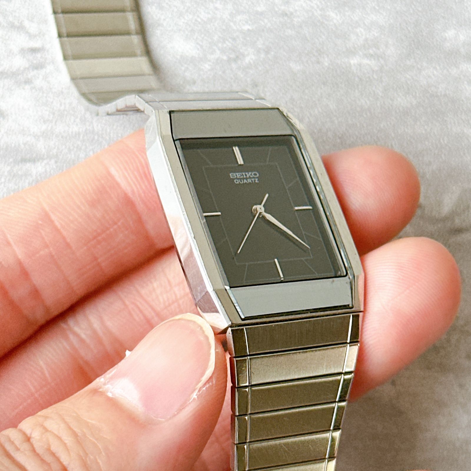SEIKO セイコー Quartz 7431-5360 ブラックダイヤル 純正ブレス