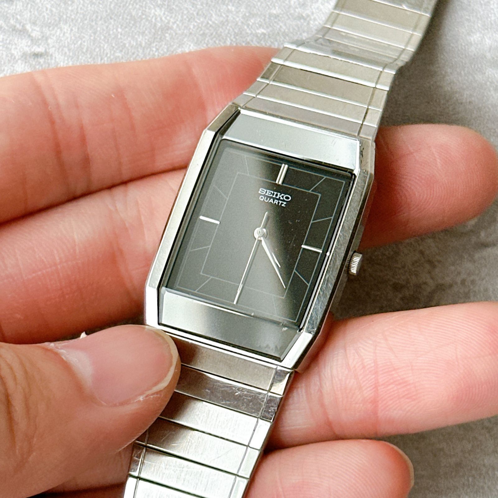 SEIKO セイコー Quartz 7431-5360 ブラックダイヤル 純正ブレス