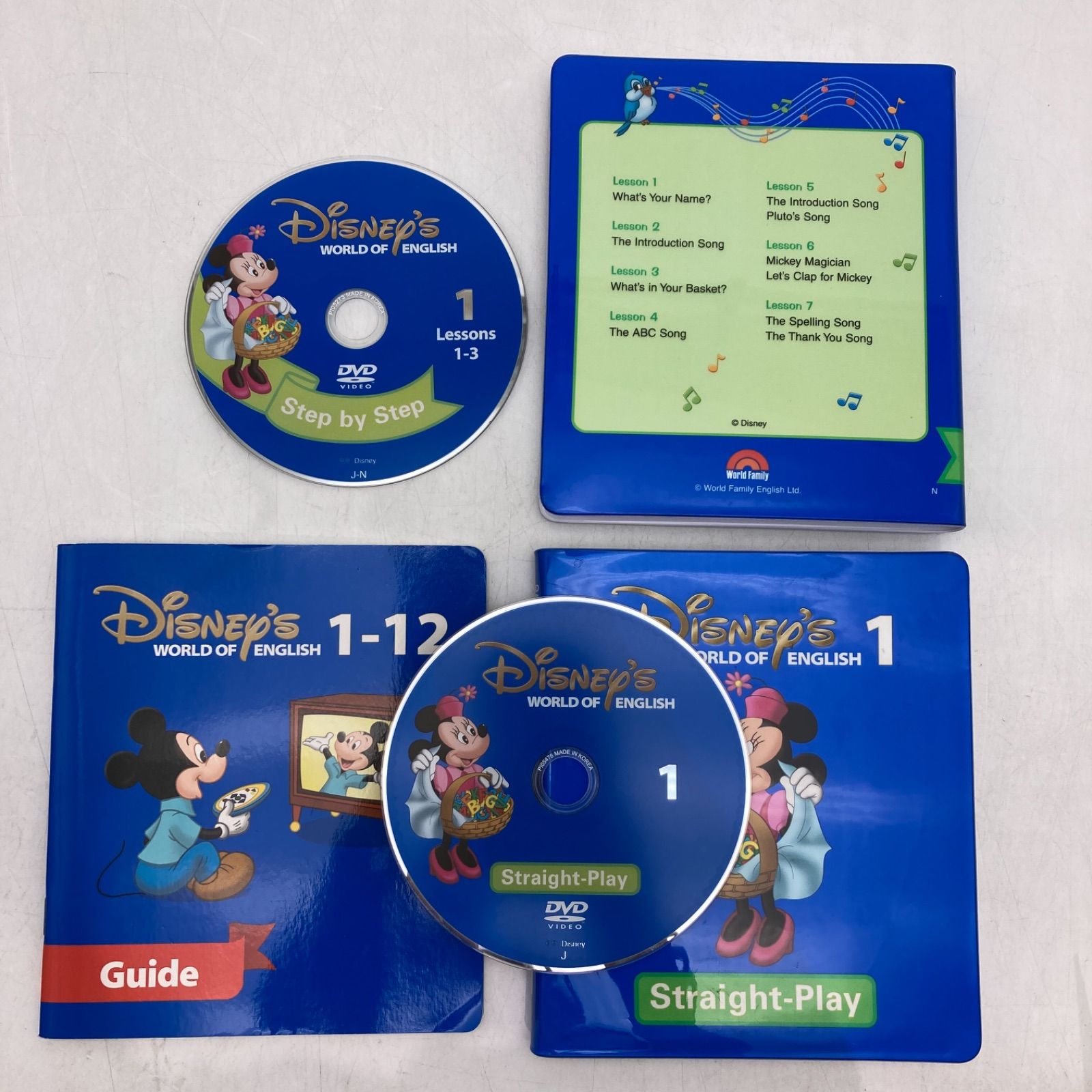 ディズニー 英語 システム DWE straight-play ストレートプレイ メインプログラム ストレートプレイ ディズニー英語システム DWE