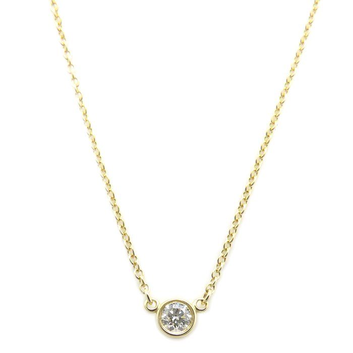 TIFFANY&Co. ティファニー バイザヤード ネックレス 一粒ダイヤモンド