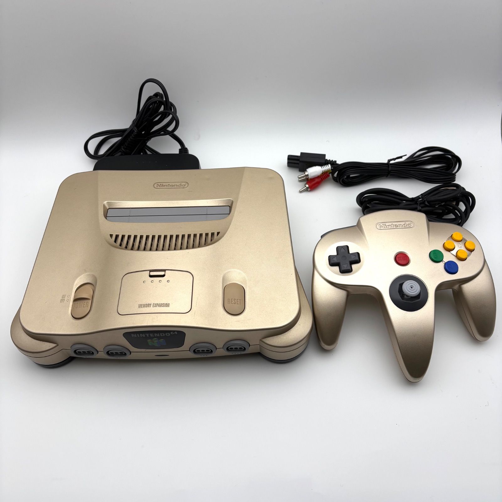 ニンテンドー64 トイザらス限定 ゴールドカラー 本体 Nintendo 64 N64 限定モデル　⓵
