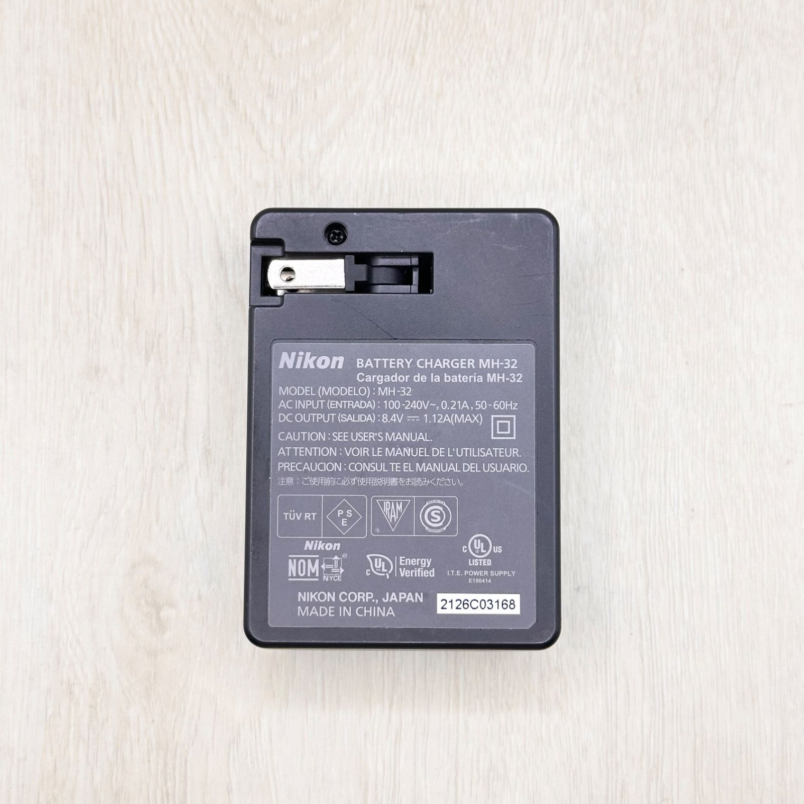MH-32 Nikon ニコン 純正 PSE バッテリーチャージャー 充電器 EN-EL25