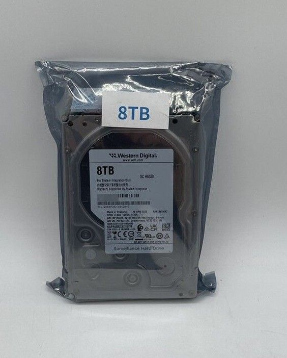 【新品】Western Digital SC HA520 8TB 3.5インチ SATA HDD WD85PURU-64C2EY0 メーカー保証なし 32,370円
