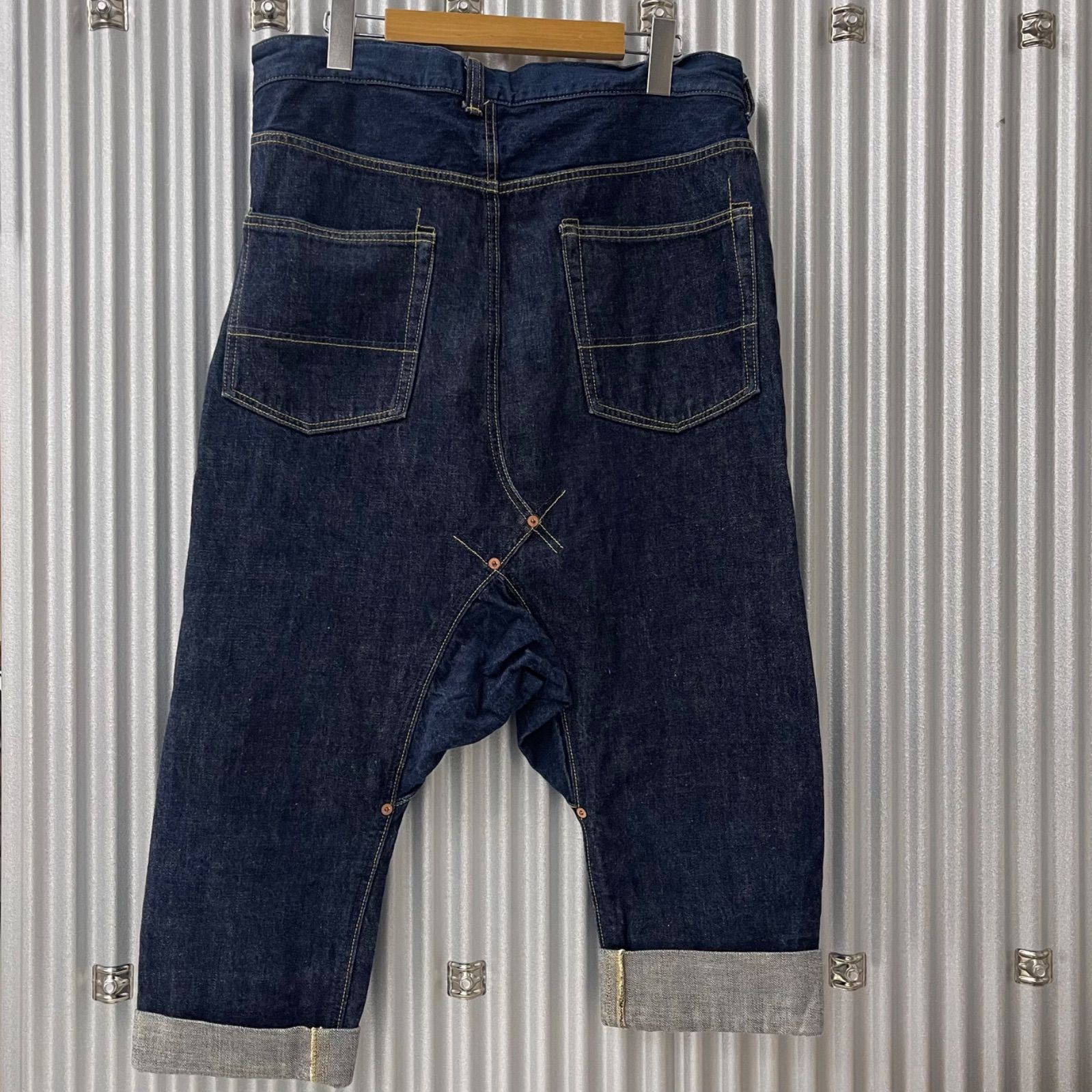 GANRYU クロスデザインサルエルデニムパンツ Comme des Garçons - メルカリ