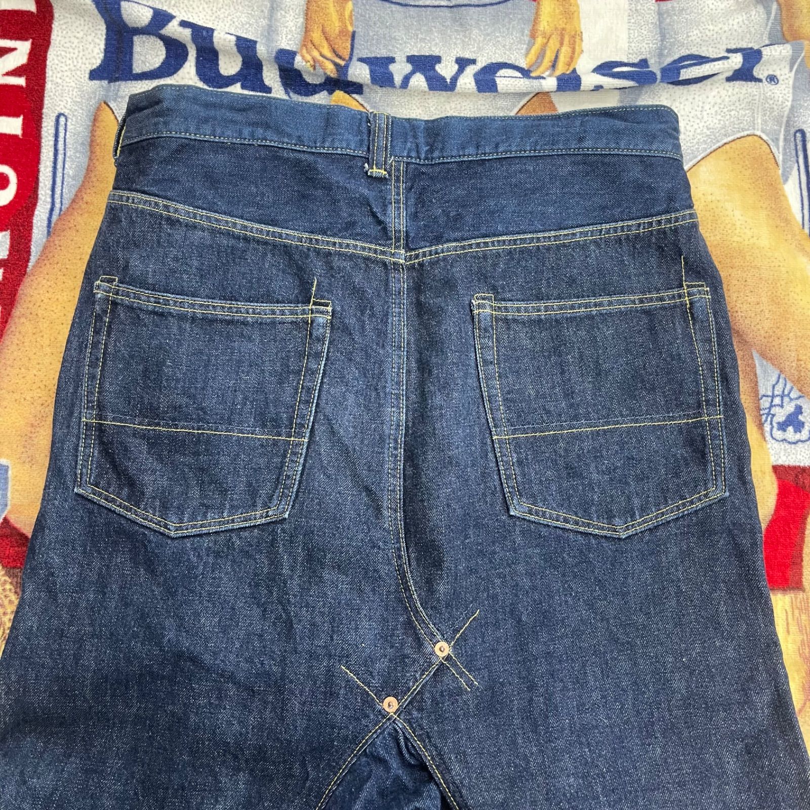 GANRYU クロスデザインサルエルデニムパンツ Comme des Garçons - メルカリ