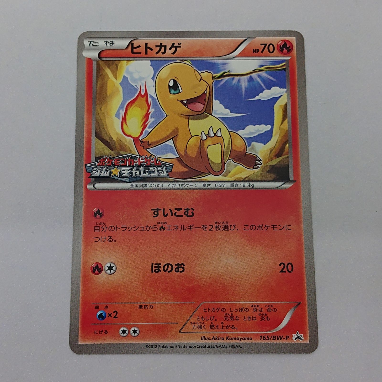ポケカ ヒトカゲ プロモ[P] 165/BW-P ポケモンカード トレカ