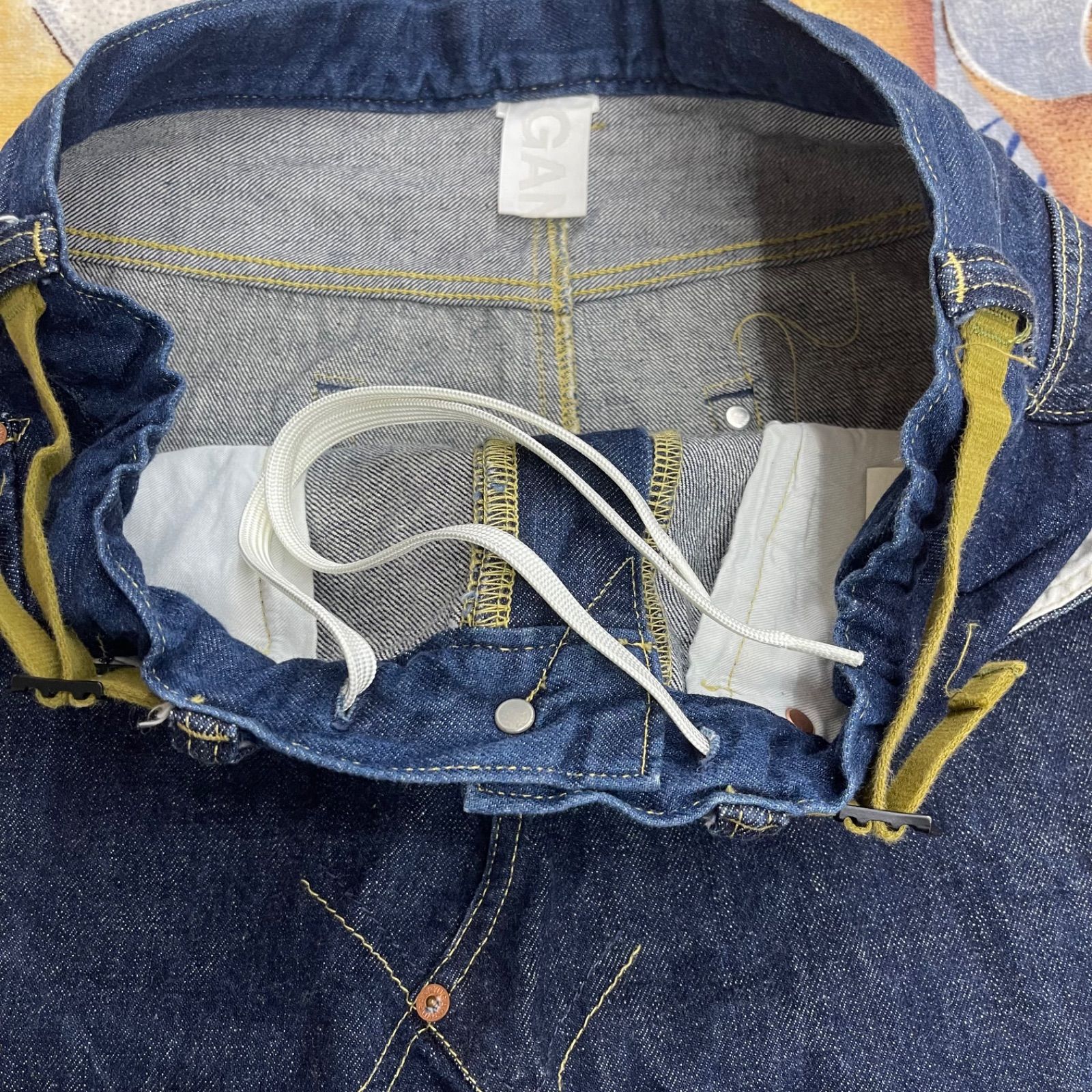 GANRYU クロスデザインサルエルデニムパンツ Comme des Garçons - メルカリ