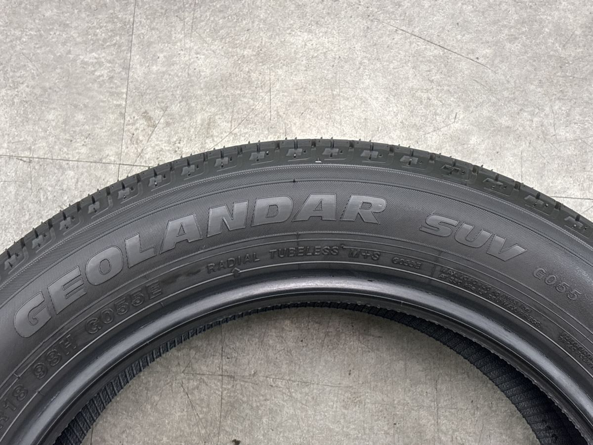 ☆バリ山☆ 23年 9.5分☆ 225/55R18 ☆ヨコハマ ジオランダー ☆SUV