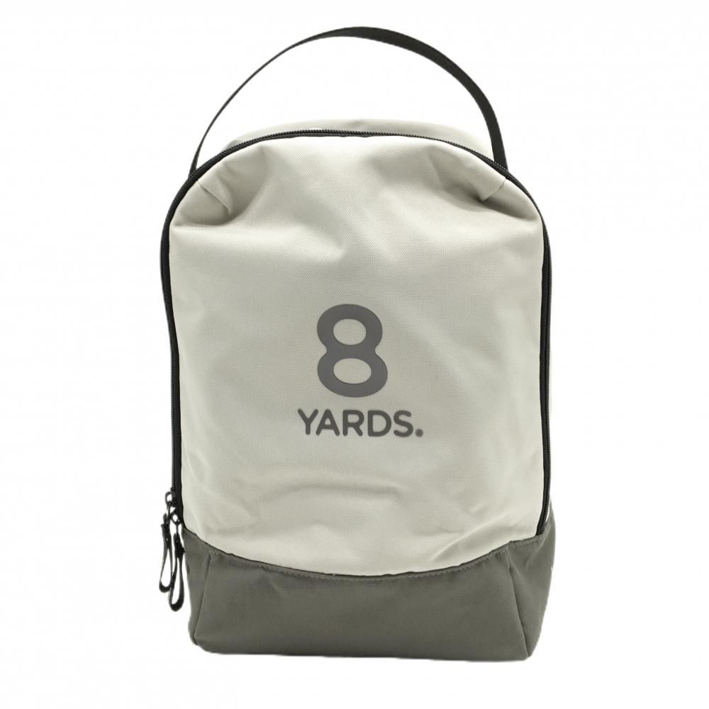 美品】ハチヤーズ シューズケース グレー ロゴ ゴルフ 8YARDS-純正品