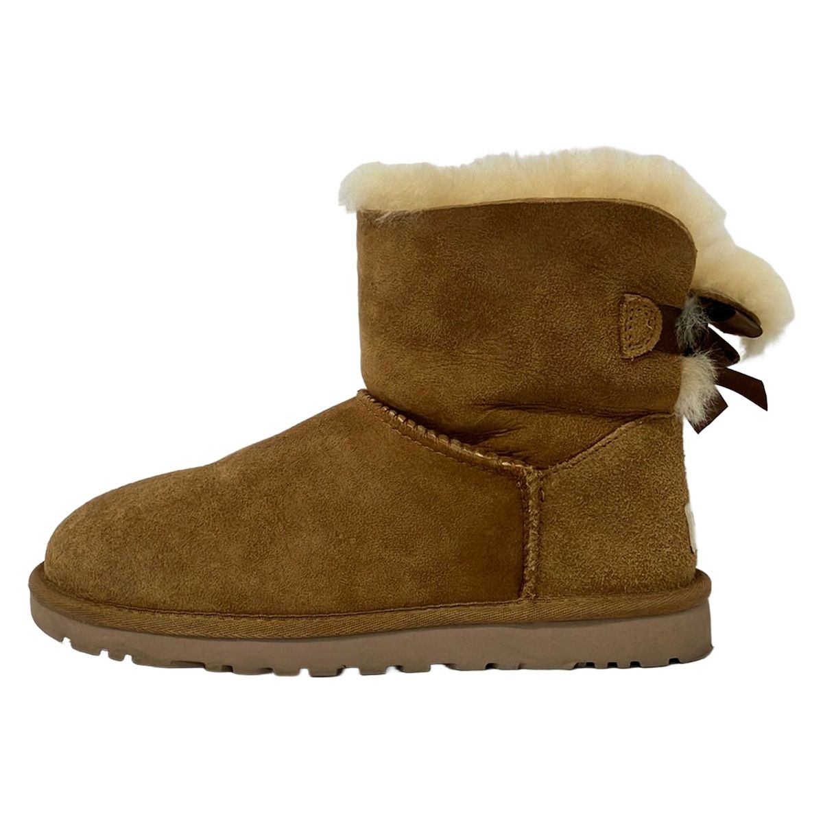 UGG(アグ) ショートブーツ 23 レディース ミニベイリーボウ 1005062