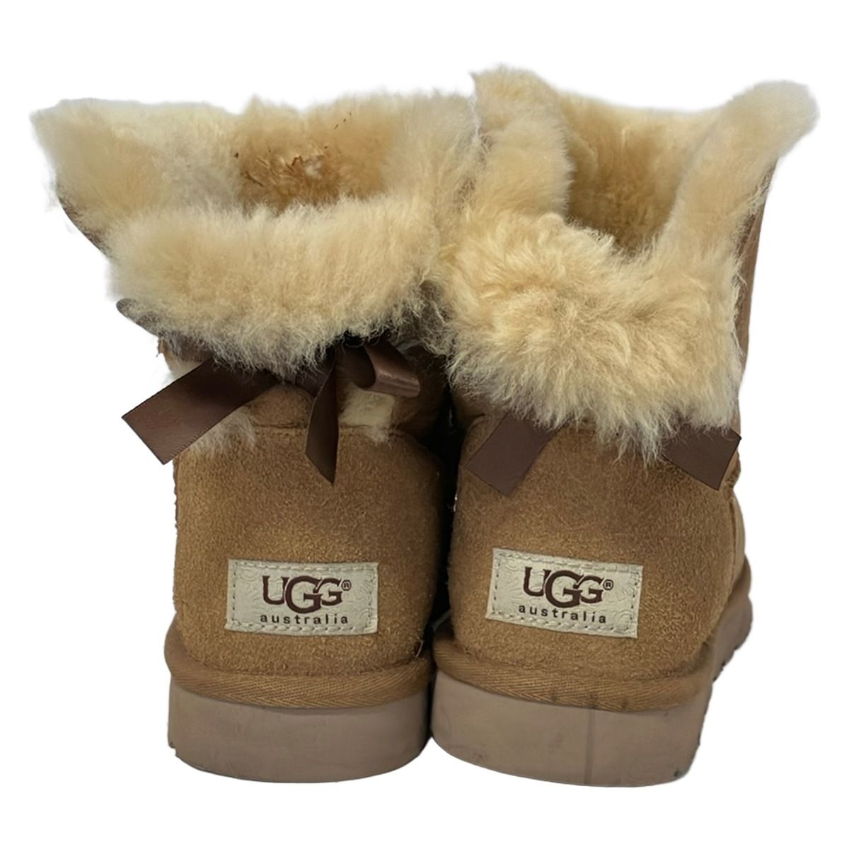 UGG(アグ) ショートブーツ 23 レディース ミニベイリーボウ 1005062