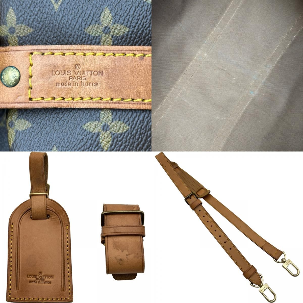 ルイ・ヴィトン LOUIS VUITTON キーポル・バンドリエール60 M41412