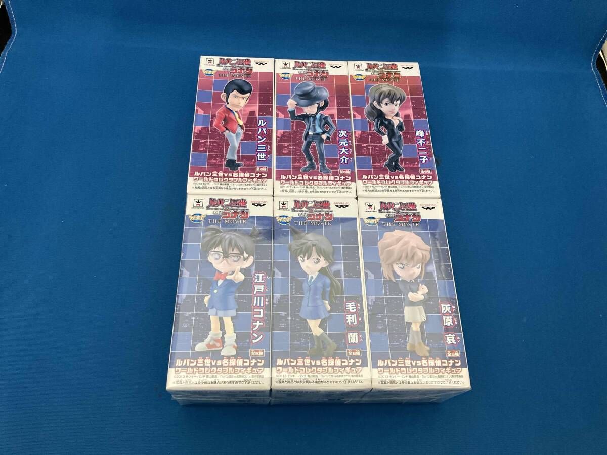全6種セット]バンプレスト ルパン三世VS名探偵コナン ワールド