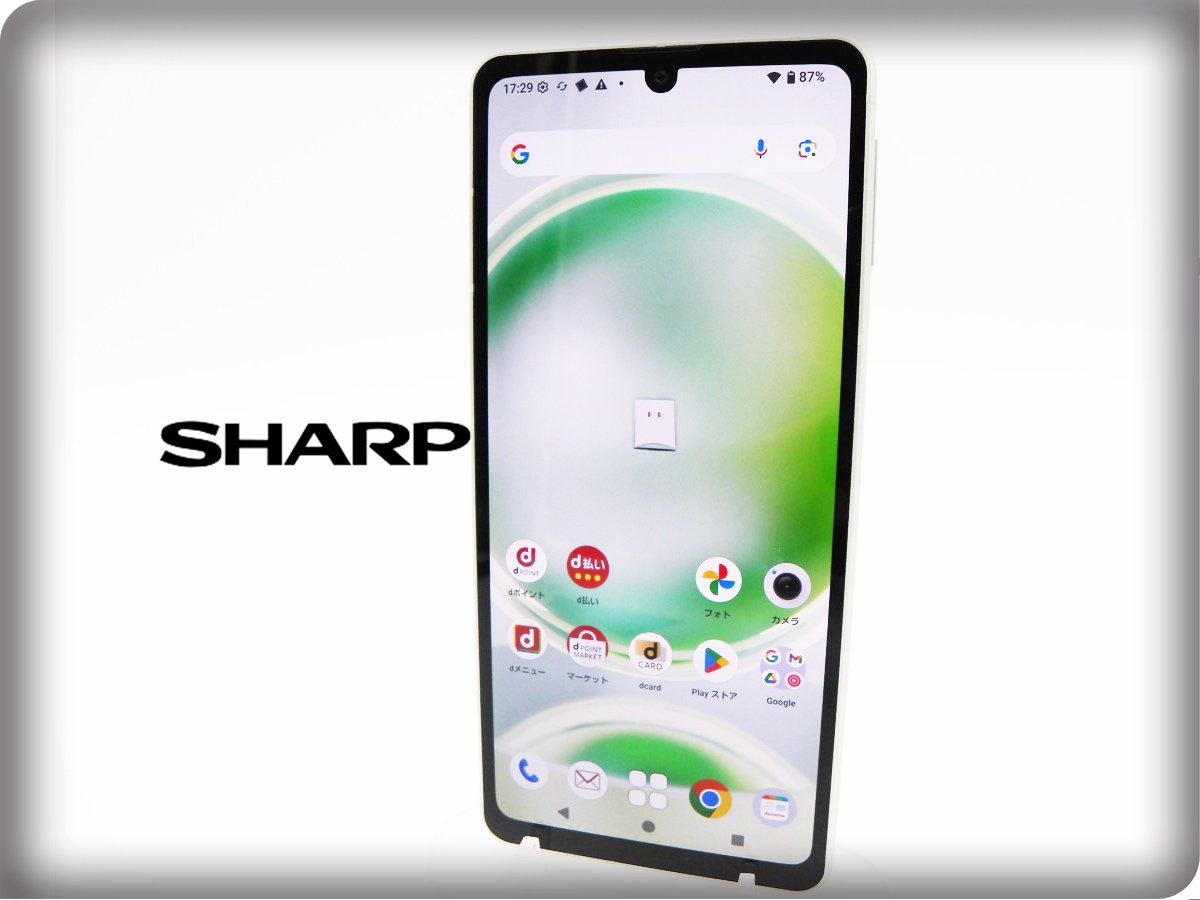 美品 AQUOS sense8 SH-54D 128GB SIMフリー ペールグリーン - メルカリ