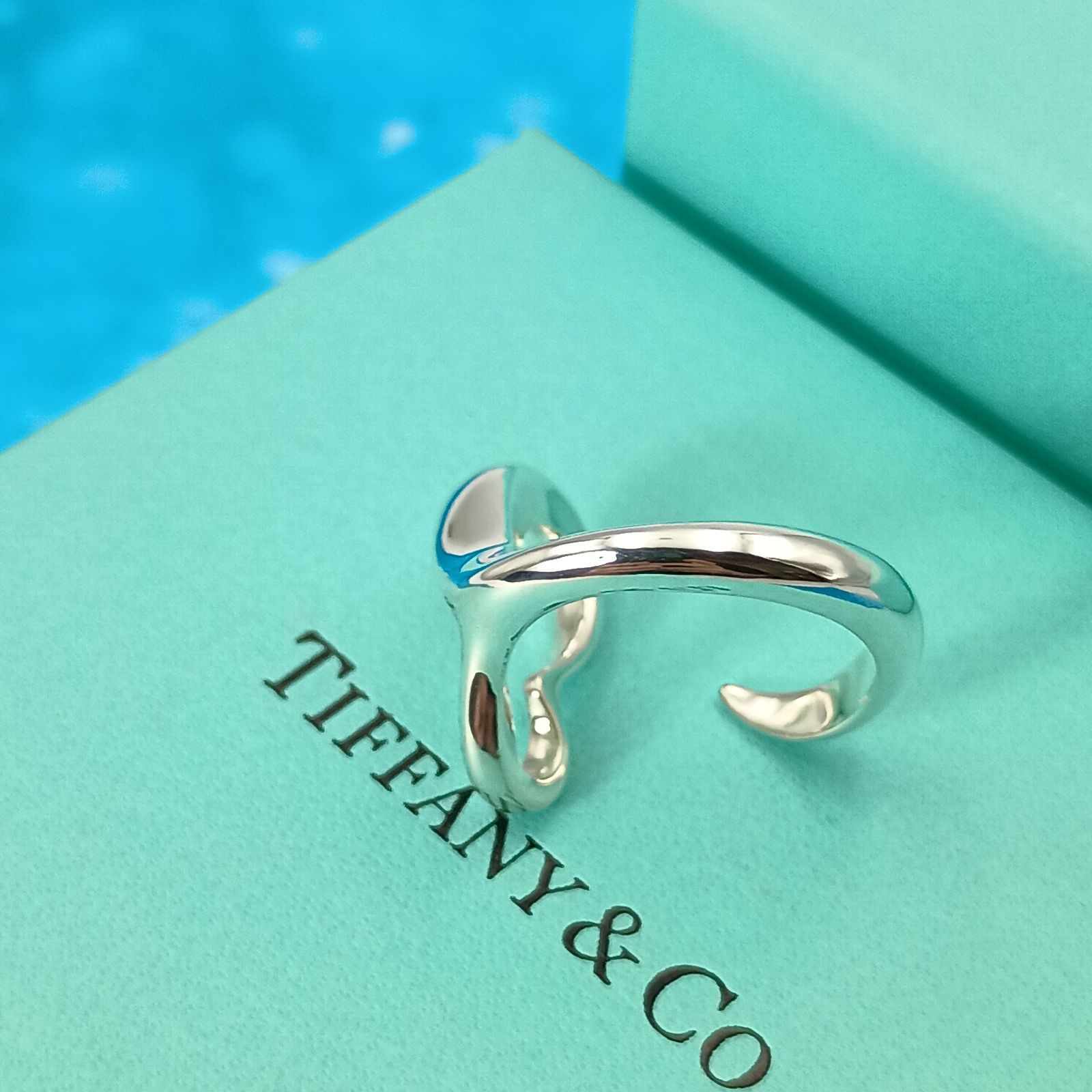 TIFFANY&Co. ティファニー 13号 オープンハート リング 指輪