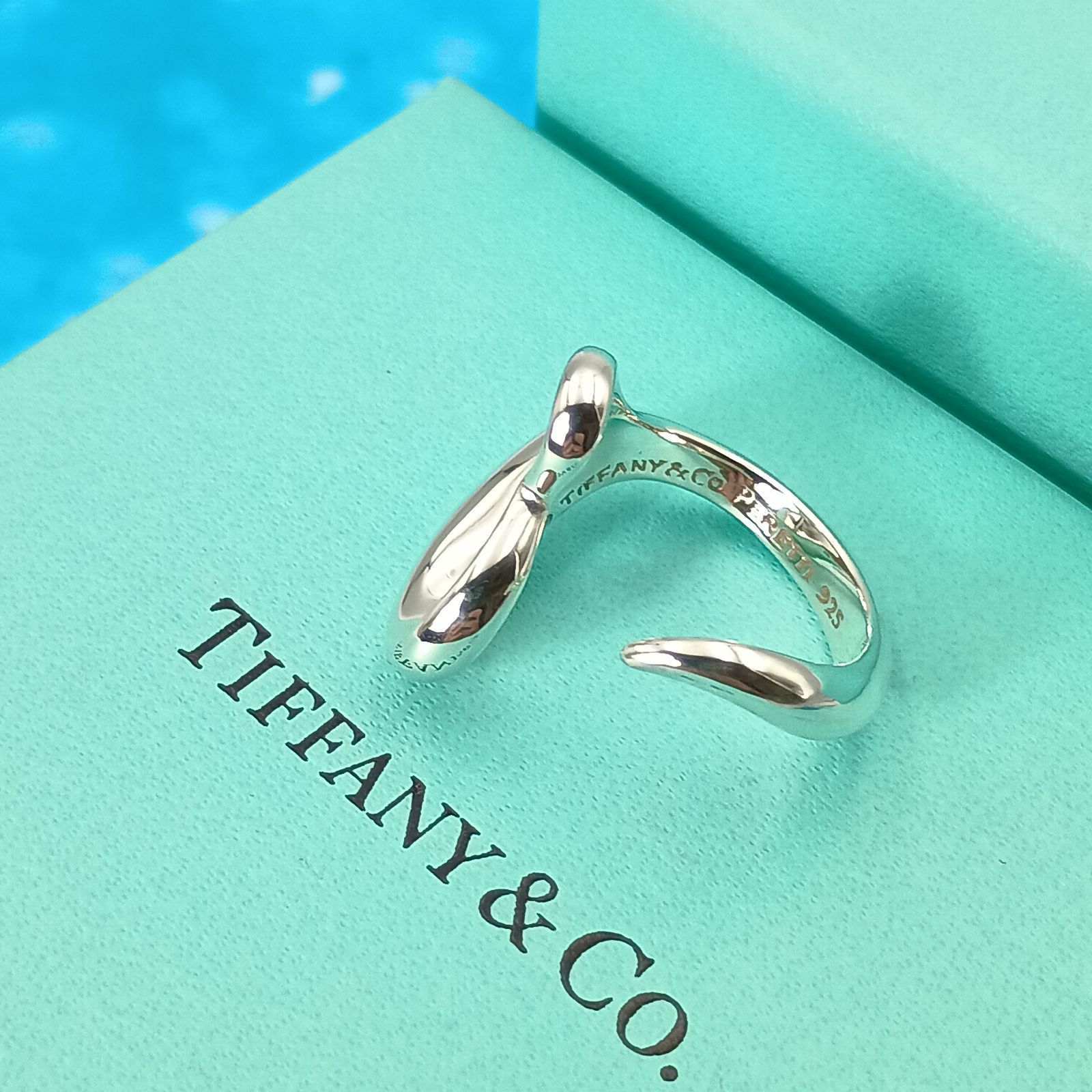 TIFFANY&Co. ティファニー 13号 オープンハート リング 指輪