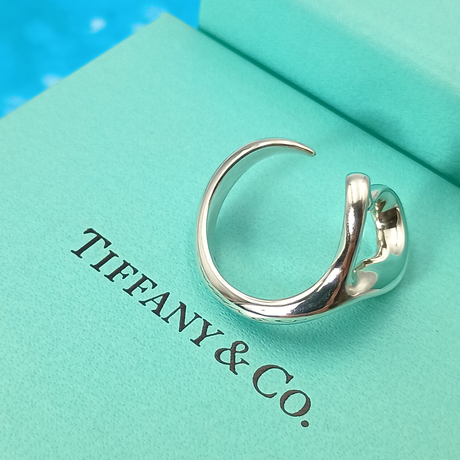 TIFFANY&Co. ティファニー 13号 オープンハート リング 指輪